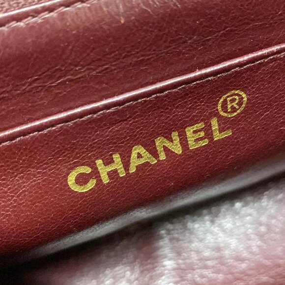 Auth CHANEL Diana Flap Matelasse A01165 Black Lambskin Shoulder Bag - Picture 7 of 16